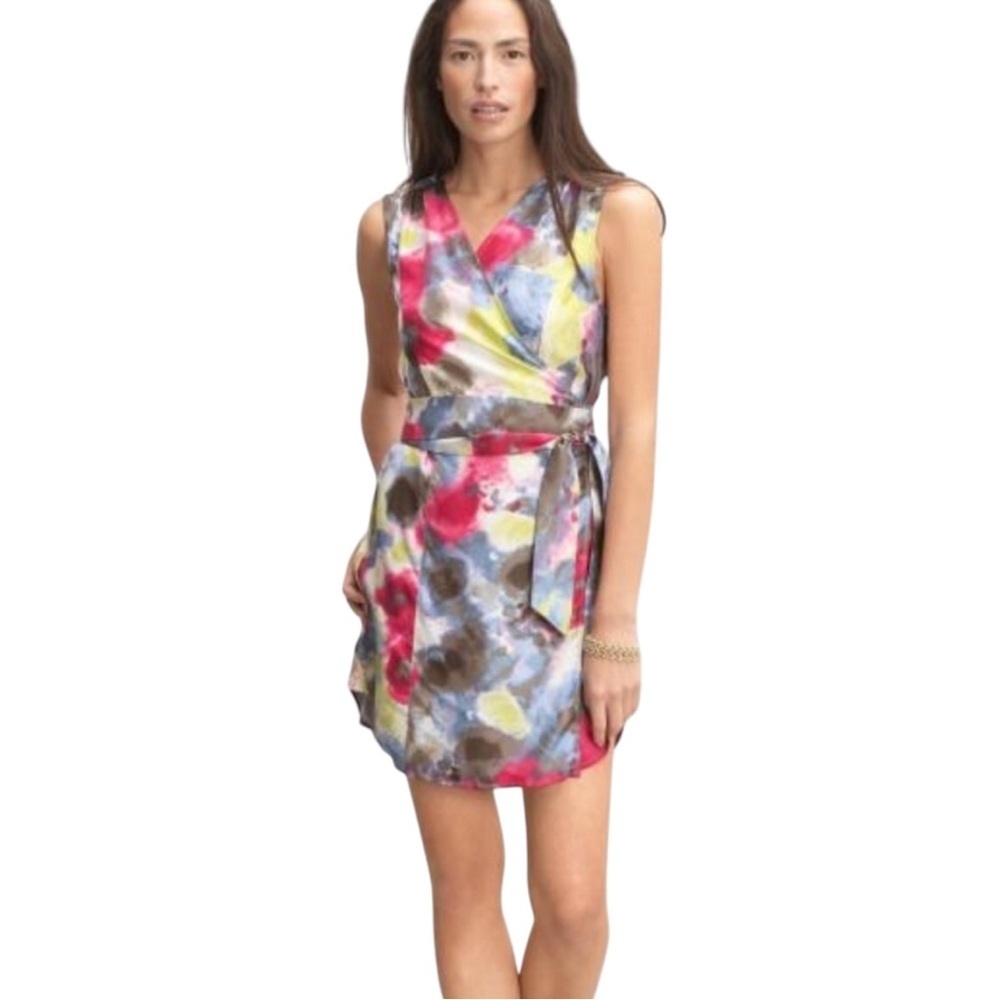 Banana Republic | 100% Silk Wrap Dress